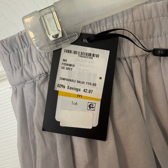 NWT DKNY MIDI PULL ON LAVENDER / GRAY LAYERED CASUAL SKIRT - Picture 5 of 10